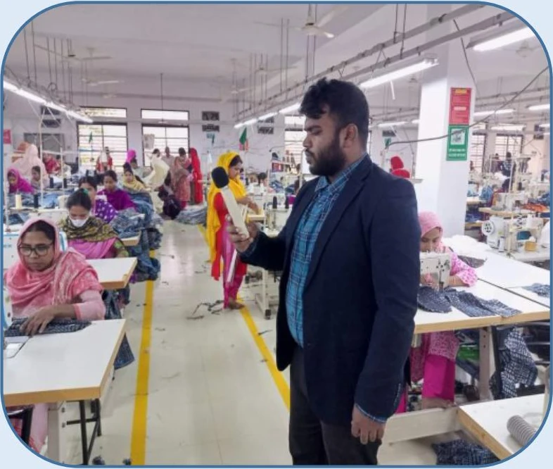 Site visit for an Environmental Management Plan in a textile industry, from the Enviro Concern catalogue