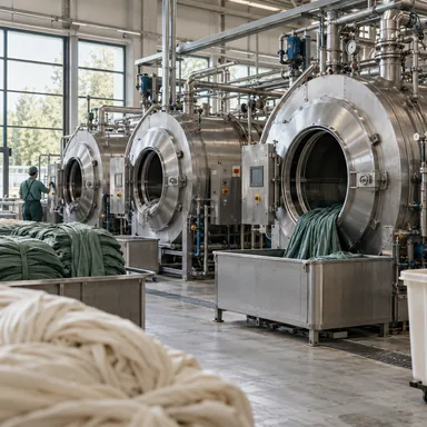 Stainless-steel textile washing and dyeing equipment